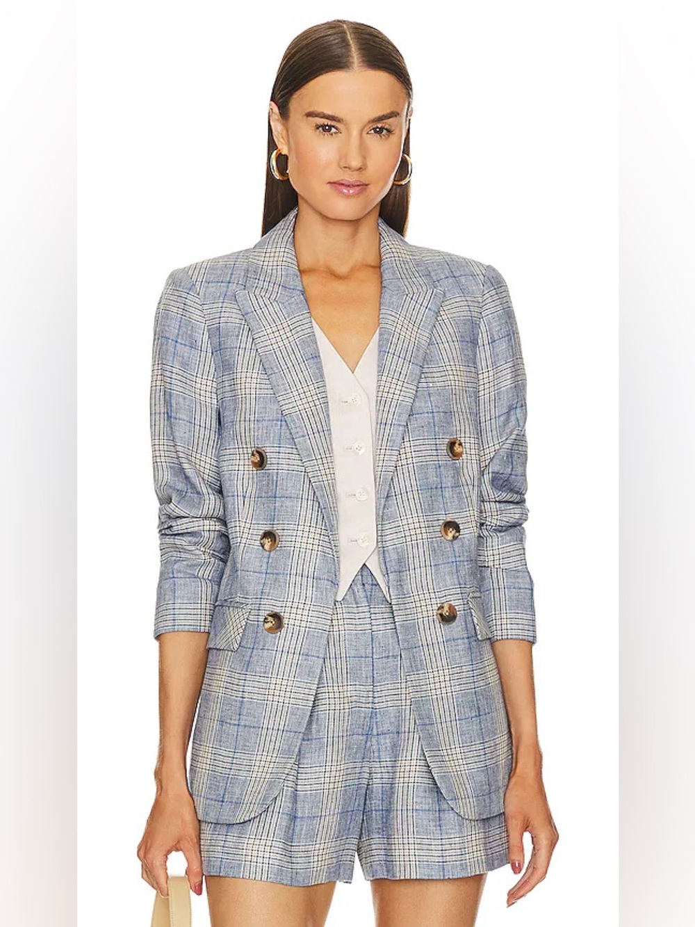 VERONICA BEARD Beacon Plaid Dickey Jacket